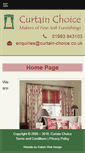 Mobile Screenshot of curtain-choice.co.uk