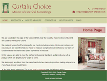 Tablet Screenshot of curtain-choice.co.uk